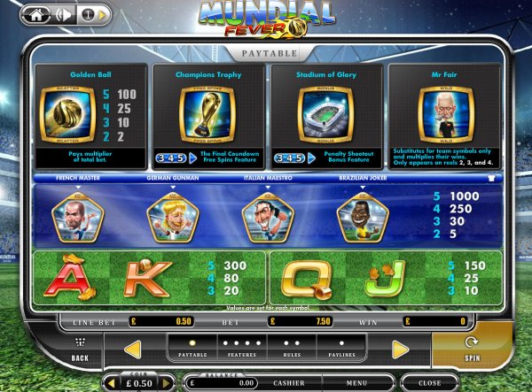 Mundial Fever Slot - Play Online for Free Money Mundial Fever Slot - Play Online for Free Money