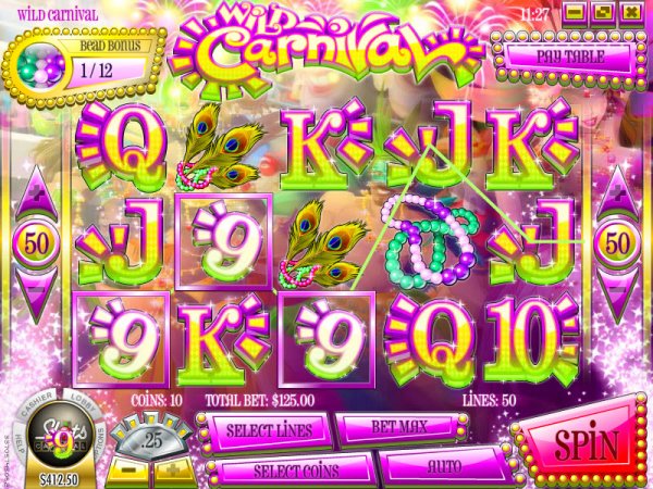 Wild Carnival Slots Game Reels