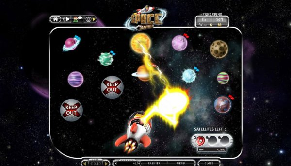 Space Traveller Slots Bonus Game