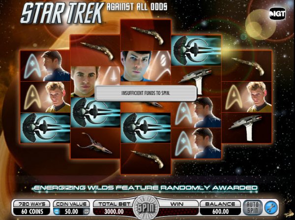 Star Trek: Against All Odds Slots Game Reels