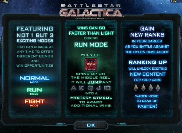 Battlestar Galactica Slots Game Intro