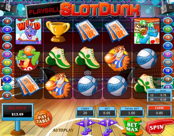 Slotdunk Slots Game Reels