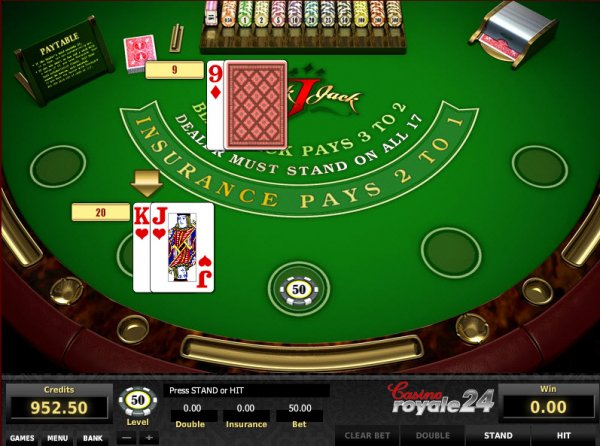 European Blackjack Game