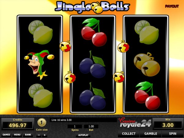 Jingle Bells Slots Game Reels