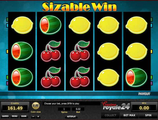 Sizable Win Slots Game Reels