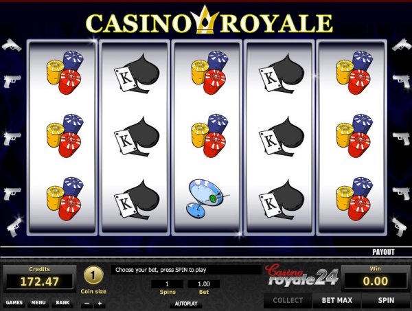 Casino Royale Slots Game Reels