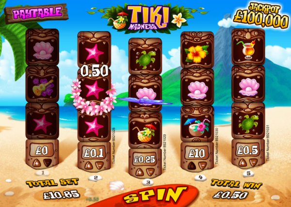 Tiki Madness Game Play