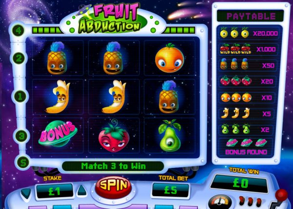 Fruit Abduction Slot Game Play