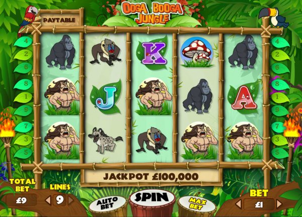 Ooga Booga Jungle Slot Game Play
