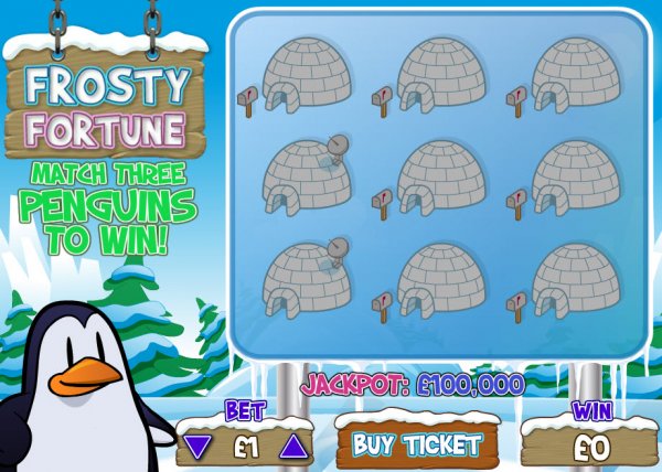 Frosty Fortune Scratch Card Game