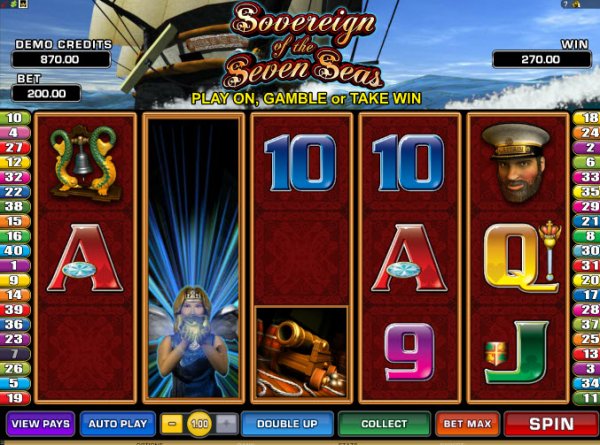 Sovereign of the Seven Seas Slots Game Reels