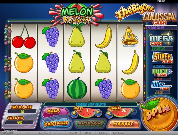 Melon Madness Slots Game Reels