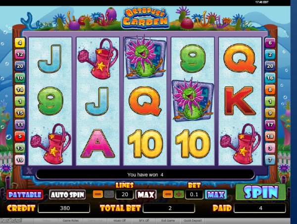 Octopus's Garden Slots Game Reels