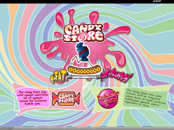 Candy Store Slots Intro