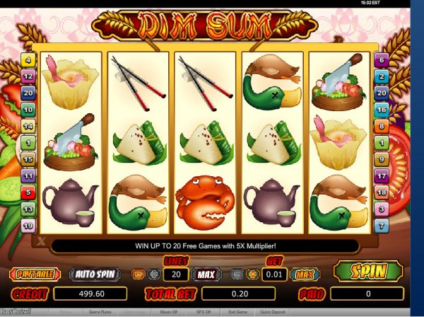 Dim Sum Slots game Reels