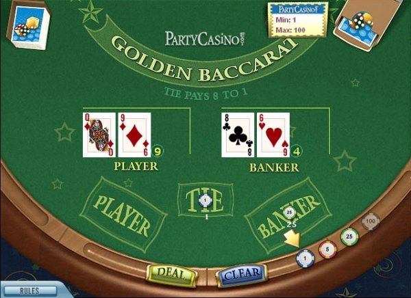 Golden Baccarat Game I