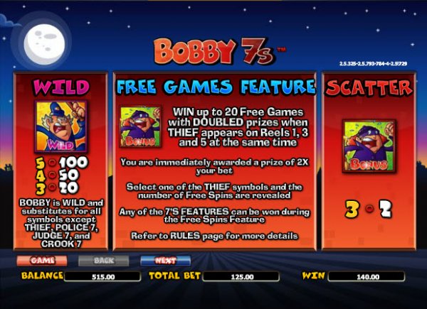 Bobby 7s  Slots Free Games