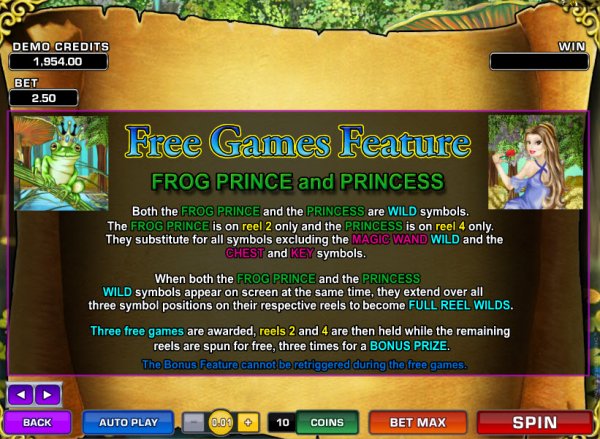 Magic Charms Slots Features