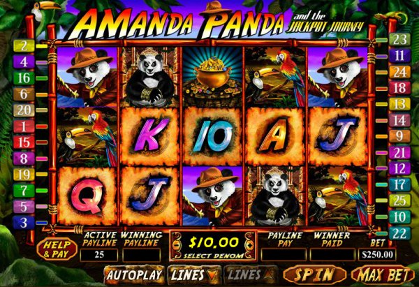 Amanda Panda Slots Game Reels