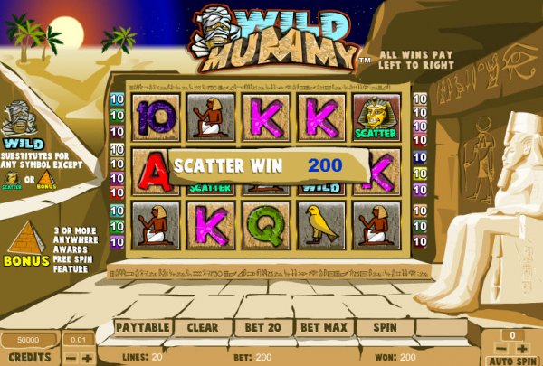Wild Mummy Slots Game
