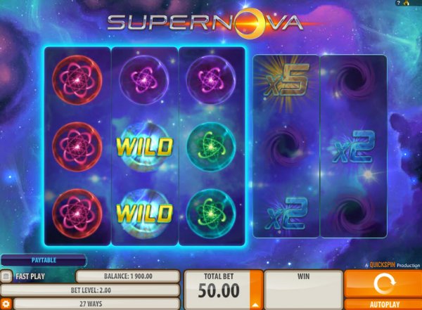 Supernova Slots Game Reels