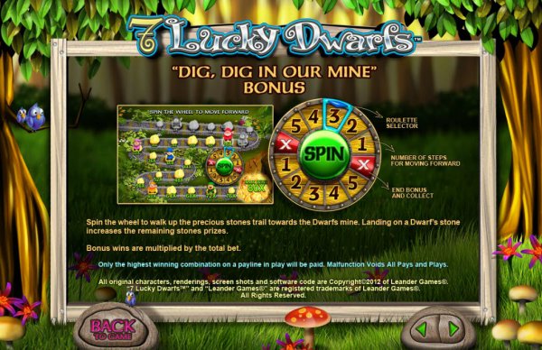 7 Lucky Drawfs  Slots Dig in Our Mine