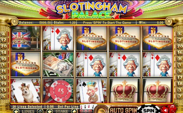 Slotingham Palace Game Reels