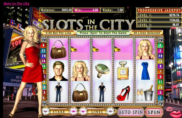 Slots in the City Game Reels