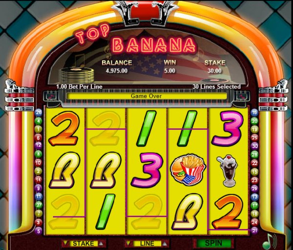 Top Banana Slots Game Reels