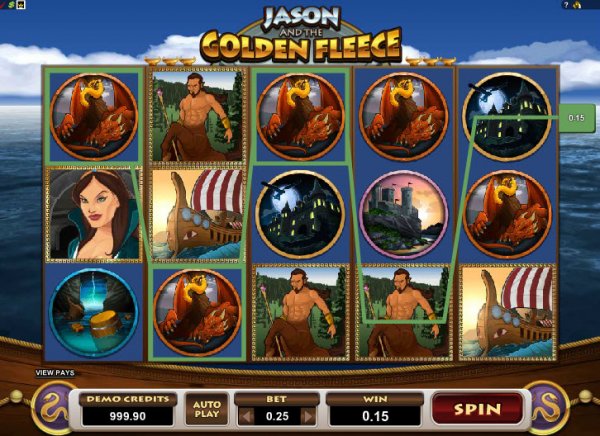 Jason and the Golden Fleece Slots Game Reels