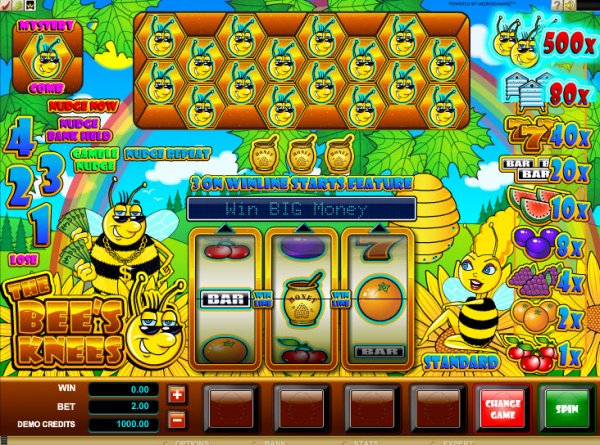 The Bees Knees Slots Standard Mode 