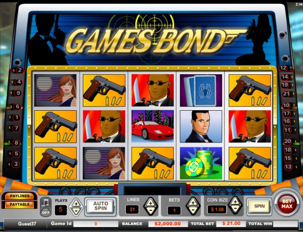 Games Bond Slots Game Reels