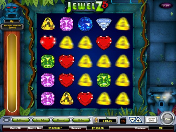 JewelZ 5 Multi Win Game Play