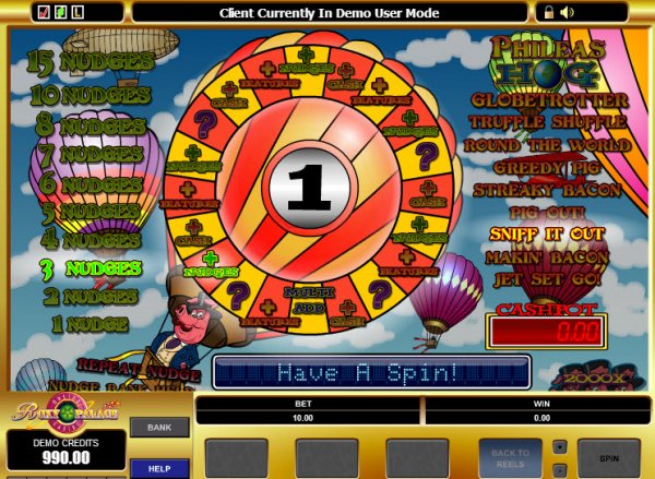 Phileas Hog Slot Feature Board