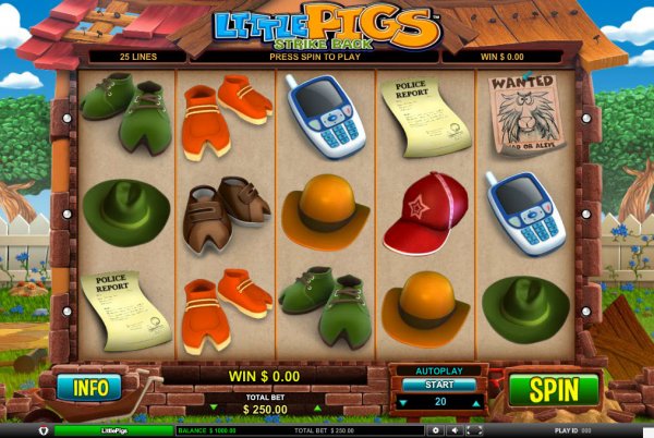 Little Pigs Strike Back Slots Game Reels