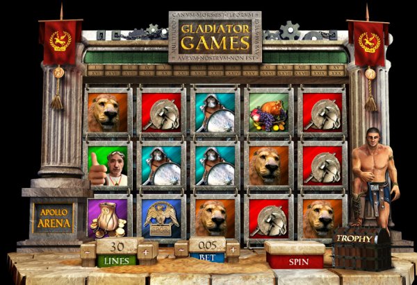 Gladiator Games Slots Game Reels