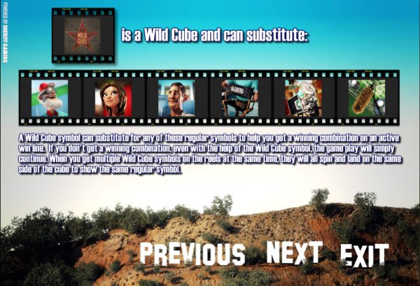 Billion Dollar Movie Slots Wild Cube