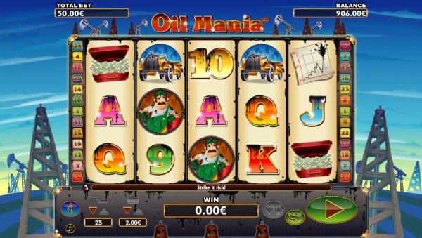 Oil Mania Slots Game Reels