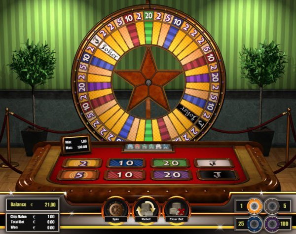 free wheel game money prize