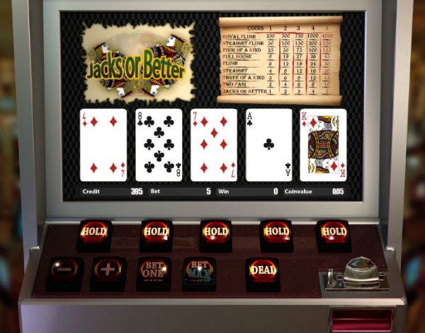 Jacks or Better Video Poker Game