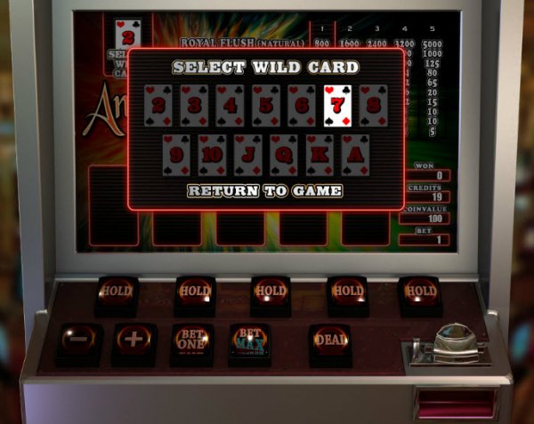 Anything's Wild Video Poker Game
