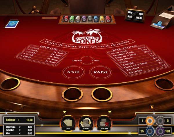 Oasis Poker Game Table