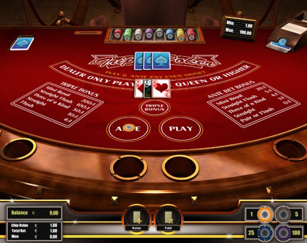 Triple Poker Game - Deal