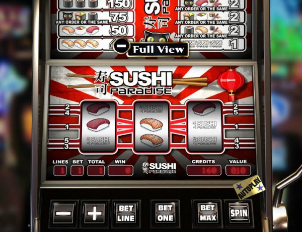 Sushi Paradise  Slots Game Reels