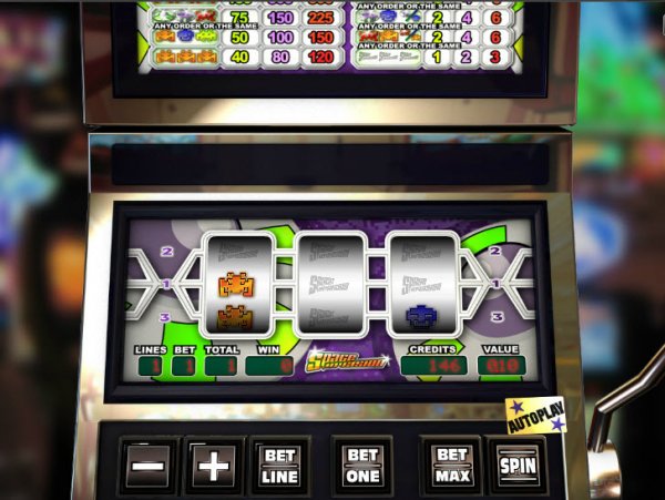 Space Invasion Slots Game Reels