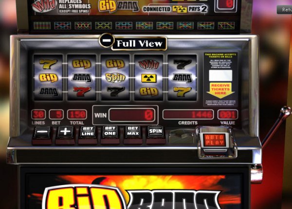 Big Bang Slots Game Reels