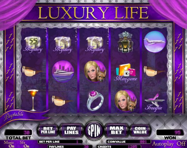 Luxury Life Slots Game Reels