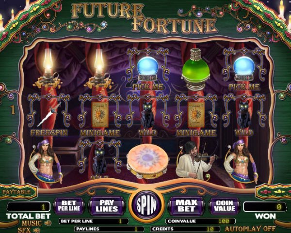 Future Fortune Slots Game Reels