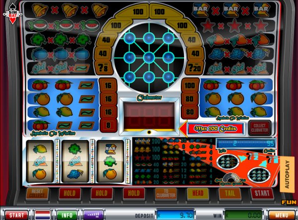 Club 2000 Slots Game Screen