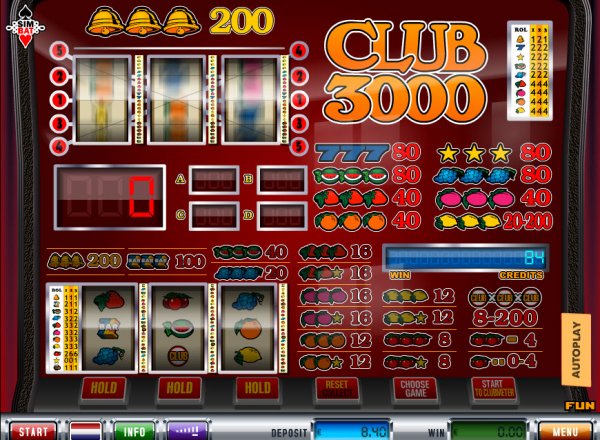 Club 3000 Slots Club Game